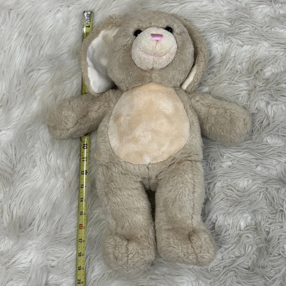 Build-a-Bear Workshop BAB Vanilla‎ Cream Bunny Retired HTF 2012 Easter Bunny EUC